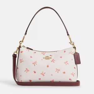 Coach clara bow crossbody + matching wristlet